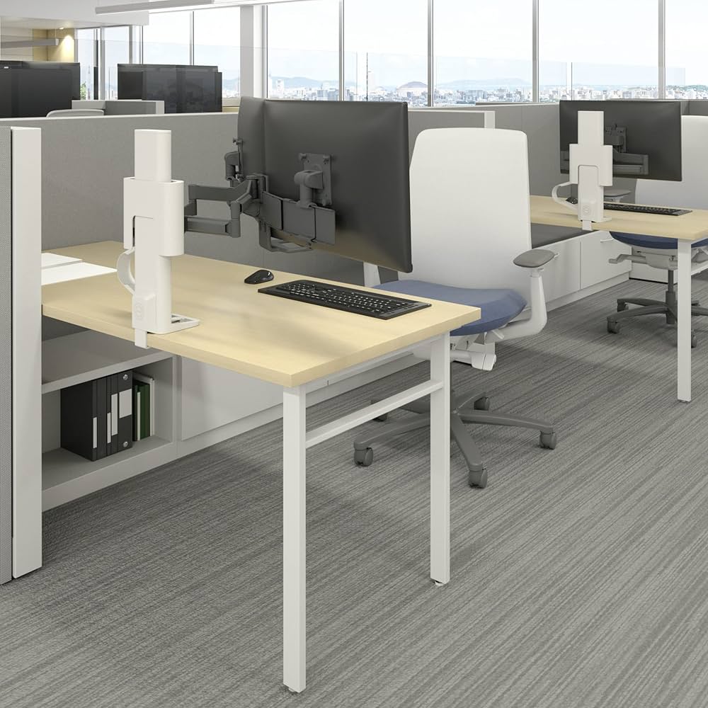 モニターアーム Ergotron Trace Amazon.com: Ergotron – Trace™ Dual Monitor Arm, VESA Desk